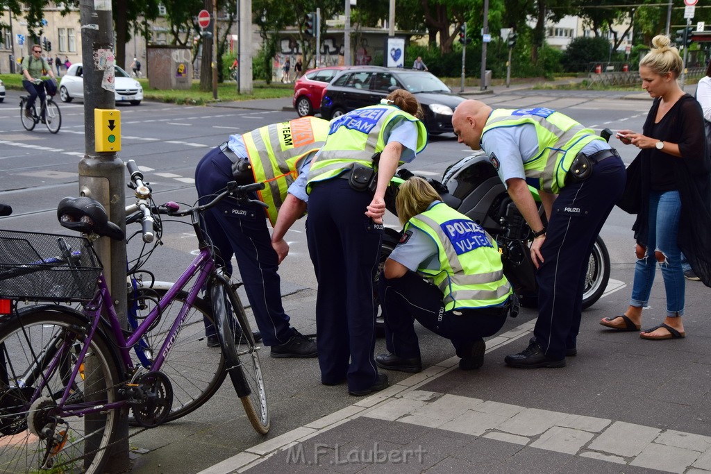 PKlemm VU Krad Koeln Suelz Universitaetstr Zuelpicherstr P77.JPG - Miklos Laubert